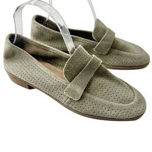 Lucky Brand Caviep Leather Loafers with Perforated Design women’s size 9